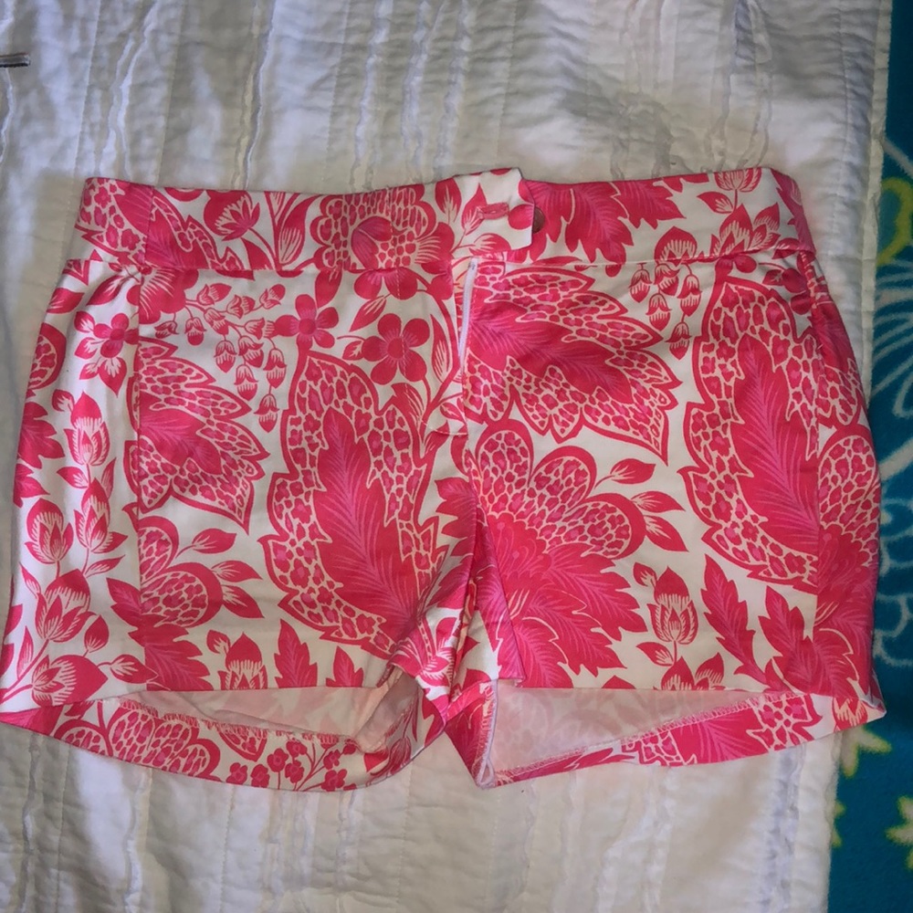 J. Crew Stretch Patterned Shorts